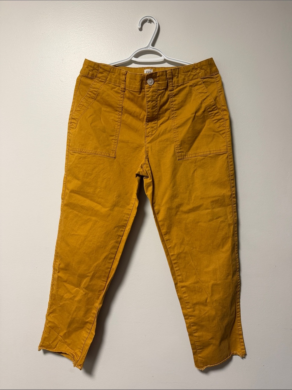 GAP Mustard Utility Pants
